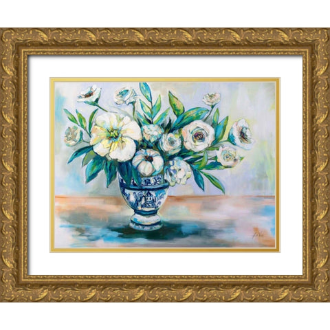 Finesse Gold Ornate Wood Framed Art Print with Double Matting by Vertentes, Jeanette