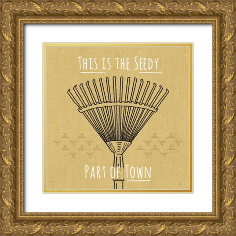 Home Grown III Gold Ornate Wood Framed Art Print with Double Matting by Aiken, Jess