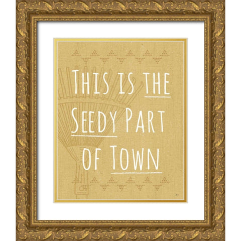 Home Grown VII Gold Ornate Wood Framed Art Print with Double Matting by Aiken, Jess