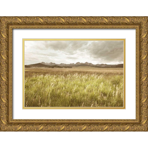Sawtooth Mountains Idaho II Gold Ornate Wood Framed Art Print with Double Matting by Majchrowicz, Alan