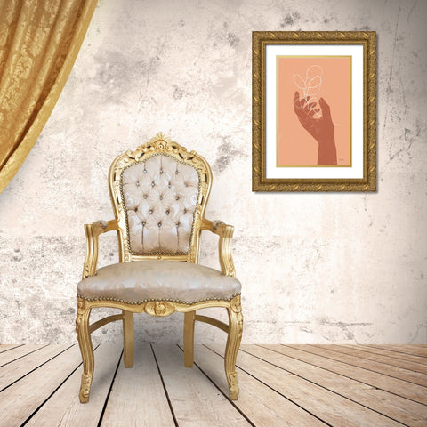 Boho Dreams I Gold Ornate Wood Framed Art Print with Double Matting by Thorns, Becky