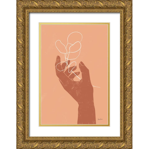 Boho Dreams I Gold Ornate Wood Framed Art Print with Double Matting by Thorns, Becky