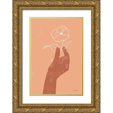 Boho Dreams II Gold Ornate Wood Framed Art Print with Double Matting by Thorns, Becky