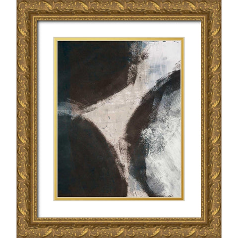 Newgrange Crop Gold Ornate Wood Framed Art Print with Double Matting by Wild Apple Portfolio