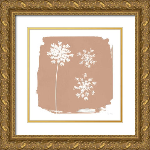 Nature by the Lake Flowers III Neutral Gold Ornate Wood Framed Art Print with Double Matting by Rhue, Piper