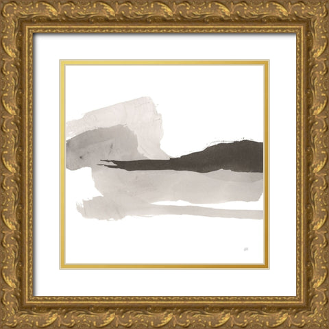 Black and White Classic II Gold Ornate Wood Framed Art Print with Double Matting by Paschke, Chris