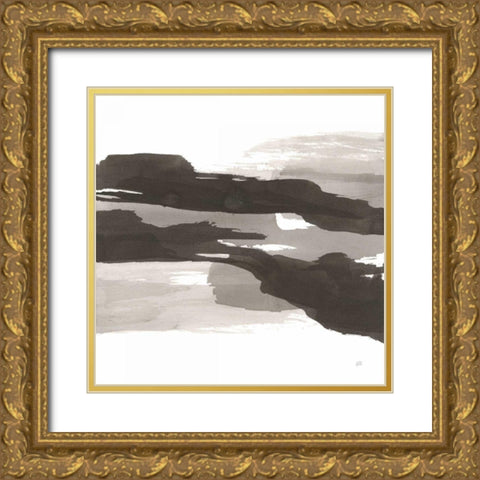 Black and White Classic III Gold Ornate Wood Framed Art Print with Double Matting by Paschke, Chris