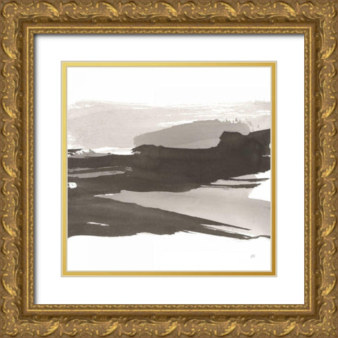 Black and White Classic IV Gold Ornate Wood Framed Art Print with Double Matting by Paschke, Chris