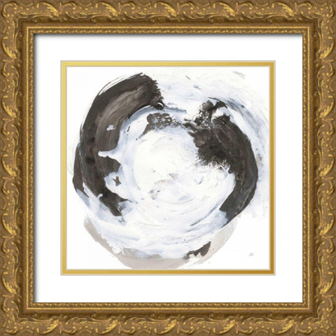 Beginning I Gold Ornate Wood Framed Art Print with Double Matting by Paschke, Chris