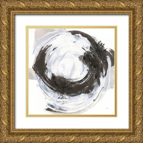 Beginning II Gold Ornate Wood Framed Art Print with Double Matting by Paschke, Chris