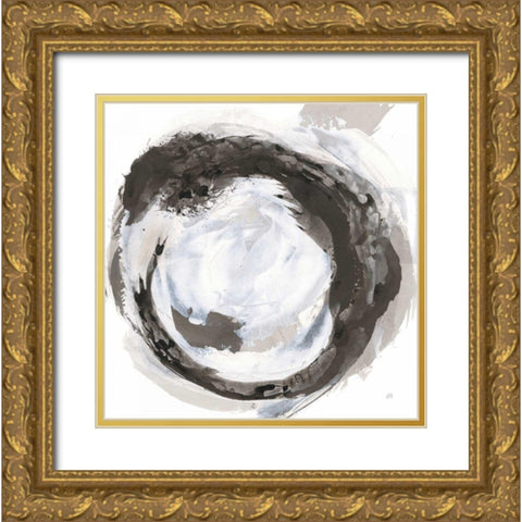 Beginning III Gold Ornate Wood Framed Art Print with Double Matting by Paschke, Chris