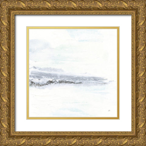 Tintedscape IV Gold Ornate Wood Framed Art Print with Double Matting by Paschke, Chris
