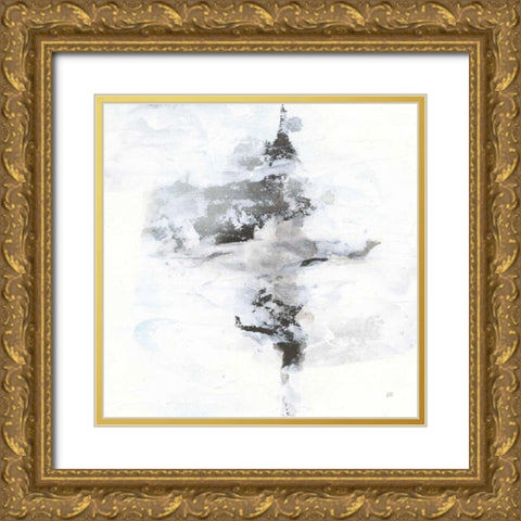 Layered Thinking I Gold Ornate Wood Framed Art Print with Double Matting by Paschke, Chris