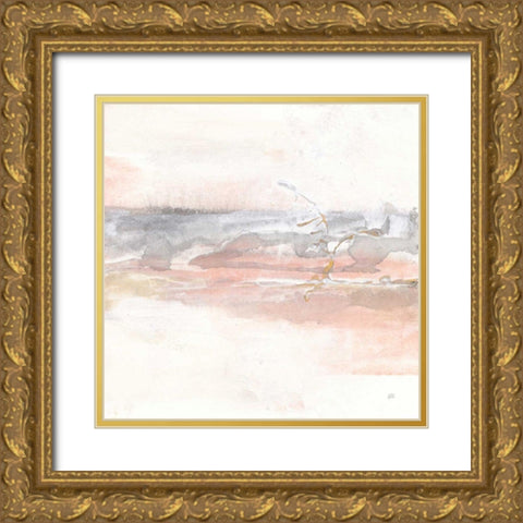 Secondary Abstractions II Gold Ornate Wood Framed Art Print with Double Matting by Paschke, Chris