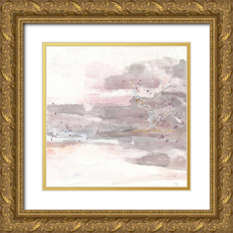 Secondary Abstractions V Gold Ornate Wood Framed Art Print with Double Matting by Paschke, Chris