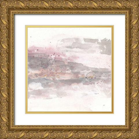 Secondary Abstractions VI Gold Ornate Wood Framed Art Print with Double Matting by Paschke, Chris