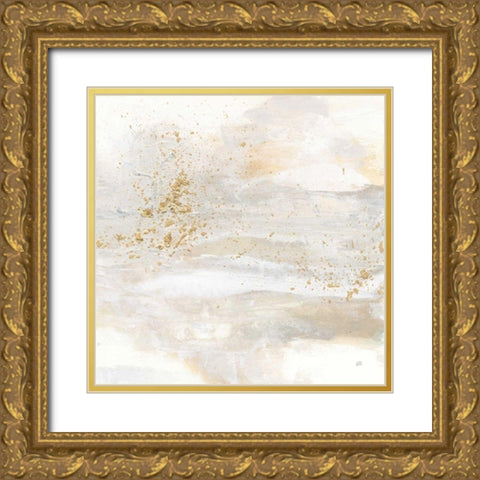 Winter Gold II Gold Ornate Wood Framed Art Print with Double Matting by Paschke, Chris