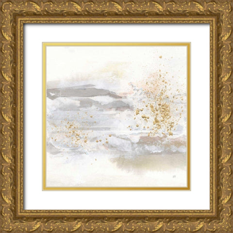 Winter Gold III Gold Ornate Wood Framed Art Print with Double Matting by Paschke, Chris