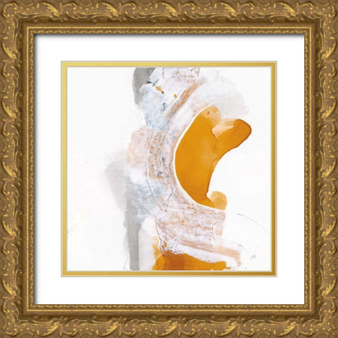 Amber Wash I Gold Ornate Wood Framed Art Print with Double Matting by Paschke, Chris