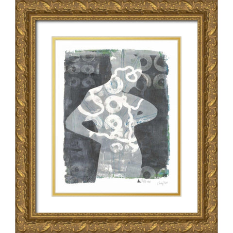 Contemplate I Gold Ornate Wood Framed Art Print with Double Matting by Prahl, Courtney