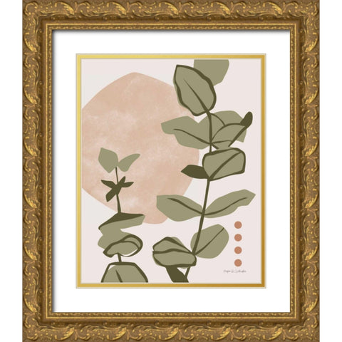 Restore Eucalyptus II Gold Ornate Wood Framed Art Print with Double Matting by Gallagher, Megan