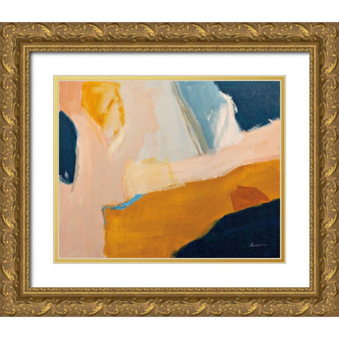 Golden Gate Gold Ornate Wood Framed Art Print with Double Matting by Munger, Pamela