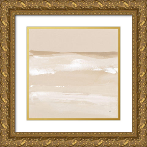 Neutral Slate I Gold Ornate Wood Framed Art Print with Double Matting by Paschke, Chris