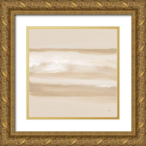 Neutral Slate IV Gold Ornate Wood Framed Art Print with Double Matting by Paschke, Chris