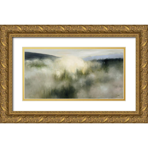 Valley Clouds Gold Ornate Wood Framed Art Print with Double Matting by Purinton, Julia