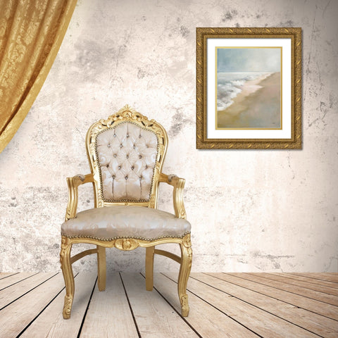 Incoming Tide Gold Ornate Wood Framed Art Print with Double Matting by Purinton, Julia