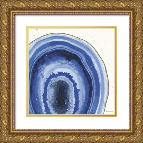 Geode I Gold Ornate Wood Framed Art Print with Double Matting by Grove, Beth