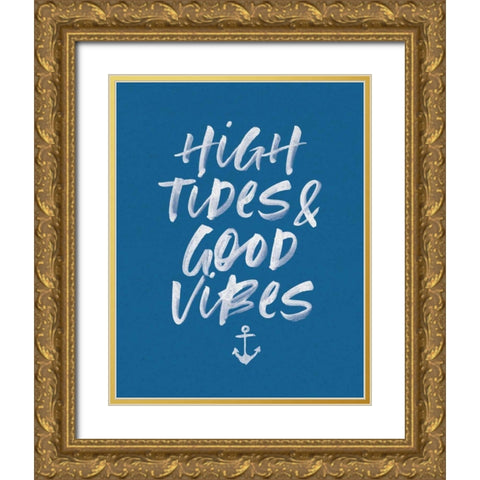 Beach Bum I Gold Ornate Wood Framed Art Print with Double Matting by Wild Apple Portfolio