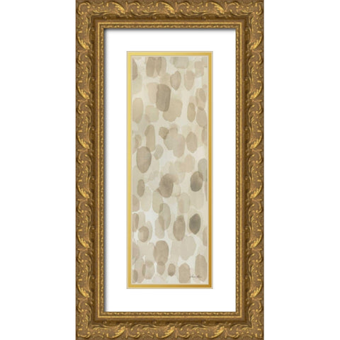 Natural Abstract III Gold Ornate Wood Framed Art Print with Double Matting by Horn, Laura