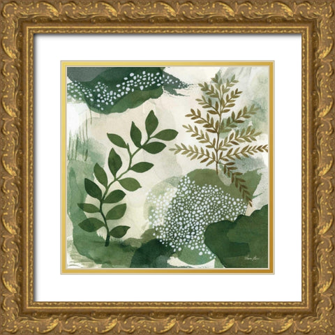 Woodland Walk I Gold Ornate Wood Framed Art Print with Double Matting by Horn, Laura