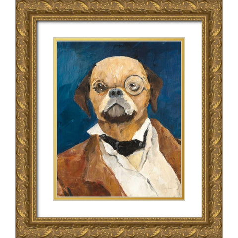 Nathanial Howlthorn Crop Gold Ornate Wood Framed Art Print with Double Matting by Tillmon, Avery