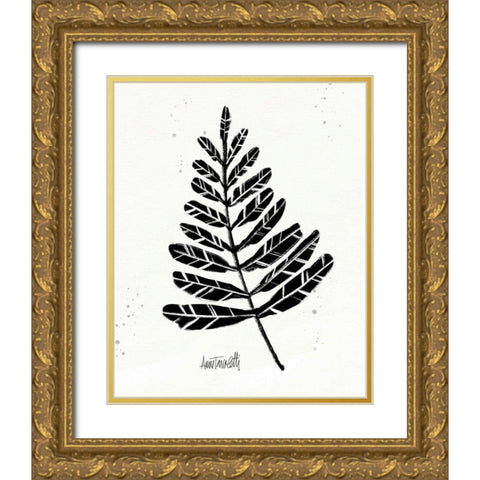 Botanical Sketches II Gold Ornate Wood Framed Art Print with Double Matting by Tavoletti, Anne