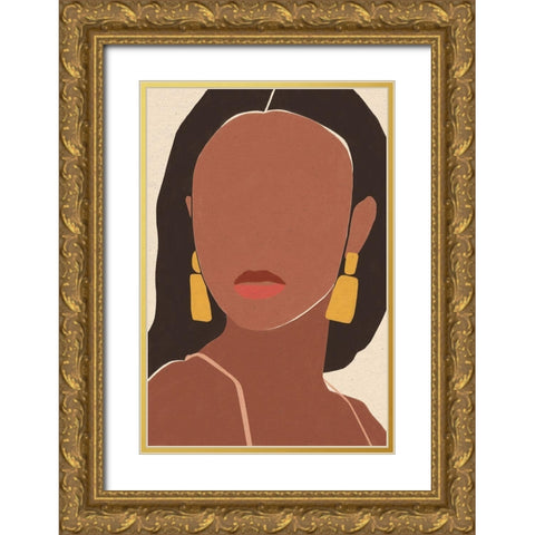 Sun Kissed II Gold Ornate Wood Framed Art Print with Double Matting by Hershey, Moira