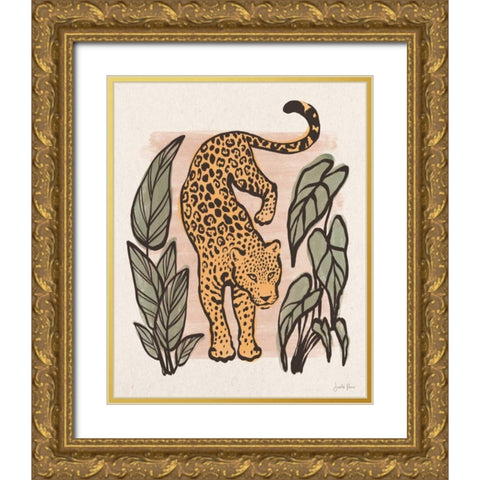 Jungle Cats I Gold Ornate Wood Framed Art Print with Double Matting by Penner, Janelle