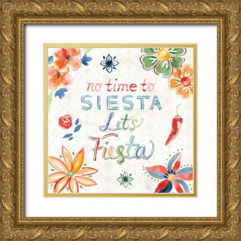 Sweet and Spicy XVII Gold Ornate Wood Framed Art Print with Double Matting by June, Dina