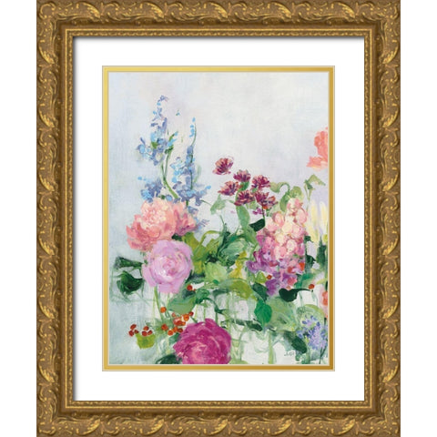 The Cutting Garden II Gold Ornate Wood Framed Art Print with Double Matting by Purinton, Julia