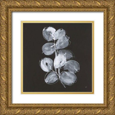 White Eucalyptus I Gold Ornate Wood Framed Art Print with Double Matting by Paschke, Chris