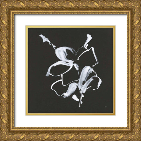 Wildflowers I Gold Ornate Wood Framed Art Print with Double Matting by Paschke, Chris