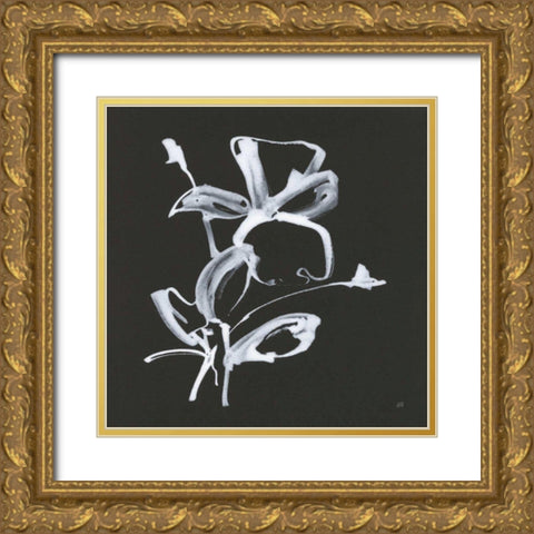 Wildflowers II Gold Ornate Wood Framed Art Print with Double Matting by Paschke, Chris