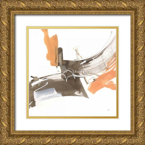 Melody I Gold Ornate Wood Framed Art Print with Double Matting by Paschke, Chris