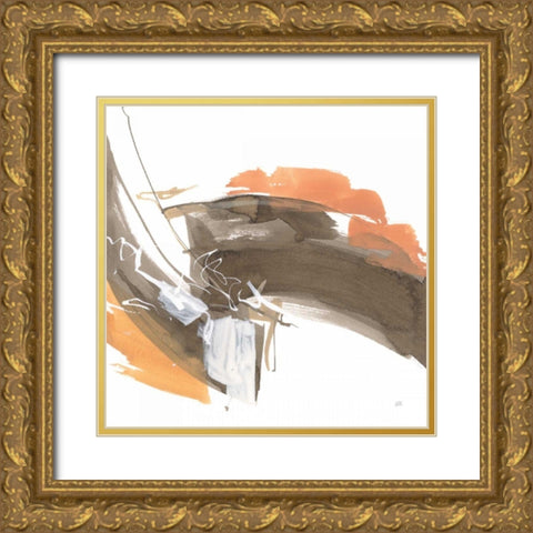 Melody III Gold Ornate Wood Framed Art Print with Double Matting by Paschke, Chris