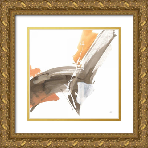 Melody IV Gold Ornate Wood Framed Art Print with Double Matting by Paschke, Chris