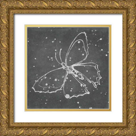 Silver Wings II Gold Ornate Wood Framed Art Print with Double Matting by Novak, Shirley