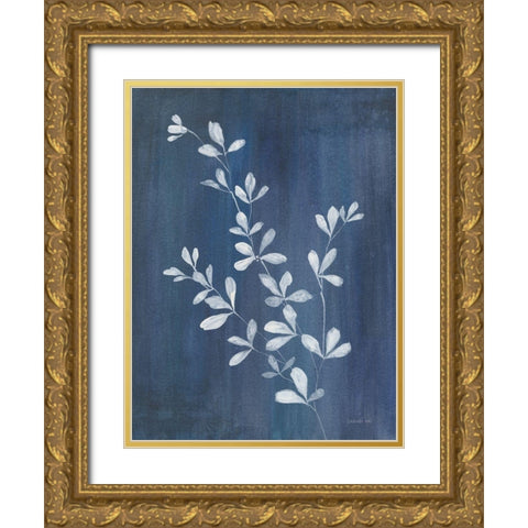 Simple Nature II Gold Ornate Wood Framed Art Print with Double Matting by Nai, Danhui