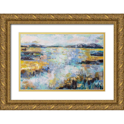 A Cool Day Gold Ornate Wood Framed Art Print with Double Matting by Vertentes, Jeanette