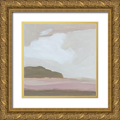 Neo Landscape Gold Ornate Wood Framed Art Print with Double Matting by Munger, Pamela